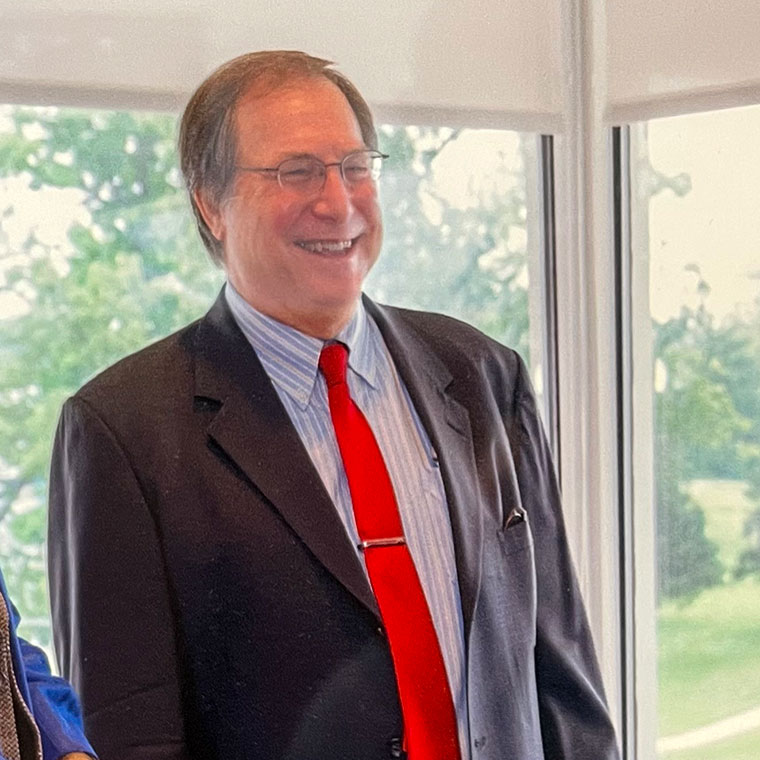 Keith Payne smiles at commencement ceremony